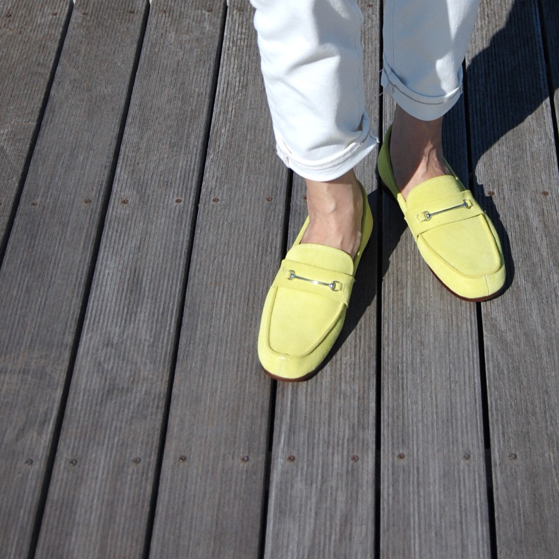 CATCH BALL デニッシュ 380-07 ライムスエード ビットローファー