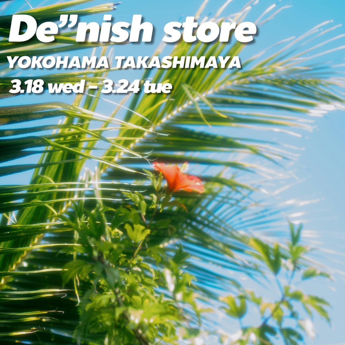 【POP UP STORE】デニッシュストア　