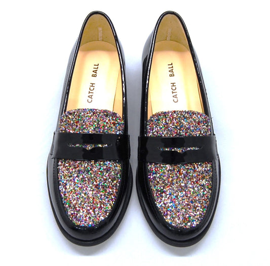 CATCHBALL　KYOTO　170-226　クロエナメル/マルチピンクグリッター　限定モデル