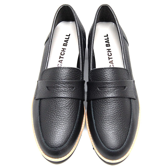 CATCHBALL　610-01　クロ　コインローファー